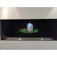 时代中视制作裸眼3D虚拟舞台 高清45度反射成像透明膜