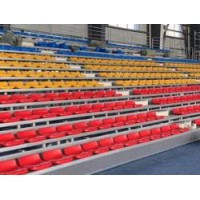 新疆中空吹塑看台椅定制厂家|鑫奥体育器材制造中空吹塑看台座椅