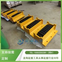 隧道工程重物搬运怕跑偏？CRM带导辊滚轮小车沿轨道行驶