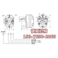 CB-B25齿轮油泵标准通用型 小排量低压
