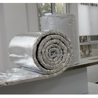 覆铝箔硅酸铝毯船舶行业隔音防火材料 消防管道防火棉