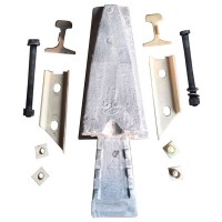 新III型护轨梭头工程铁路配件 安装简单 使用寿命长