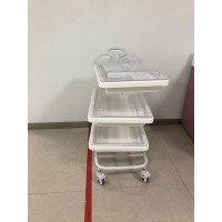 内镜转运车胃肠镜腹腔镜转运器械车防污托盘带透明盖