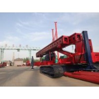 内蒙古大口径长螺旋桩机~河北鼎峰工程机械生产履带式钻机