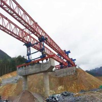 重载大跨标杆，大型架桥机硬核架梁！