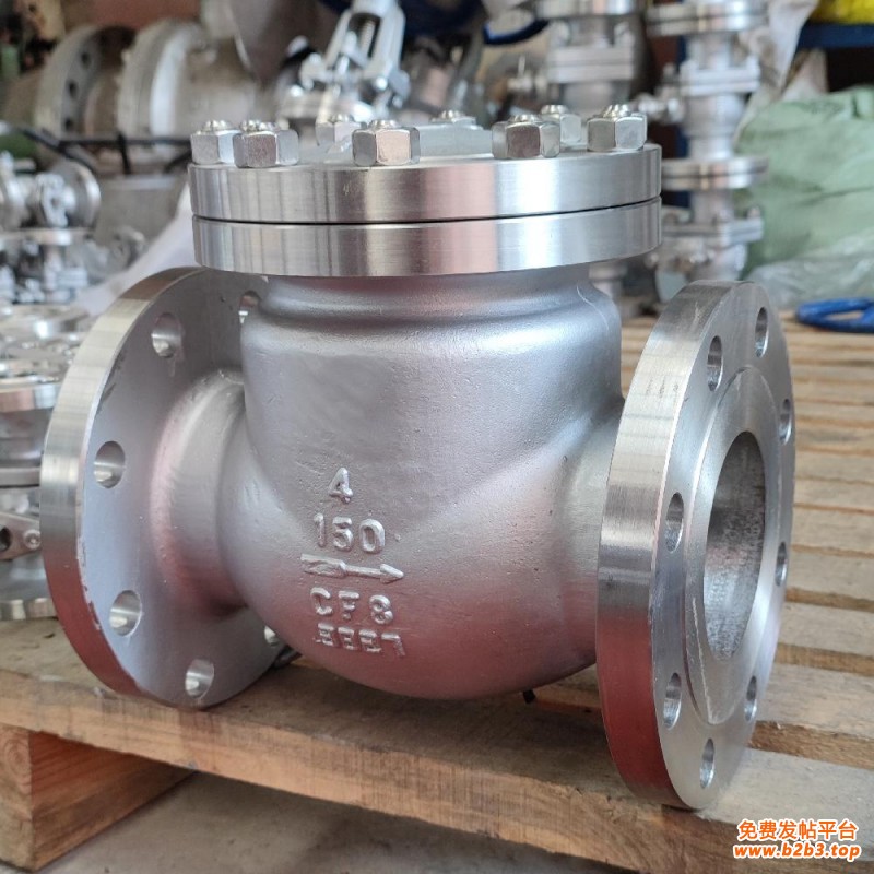 不锈钢旋启式止回阀6