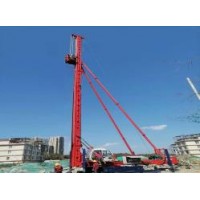 山东JBZ90-20动力头式双轴搅拌桩机~鼎峰工程公司供应长螺旋桩机
