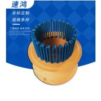 广西蛇形弹簧联轴器制造厂家_沧州速鸿机械生产JS型带罩壳蛇簧联轴器