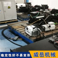 电机试验平台 材质坚硬 威岳铸造 测试平台价格实惠