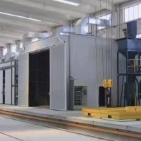 量身定制刮板式喷砂房除锈清污效率高