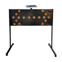 黑色太阳能导向牌 双面箭头指向标志