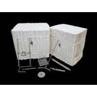 废气焚烧炉窑炉保温模块陶瓷纤维模块安装 陶瓷纤维耐热棉供应