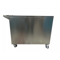 无菌柜不锈钢污物密封运输车供应室物品下送车