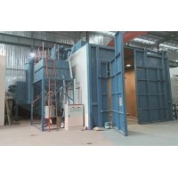 量身定制刮板式喷砂房除锈清污效率高