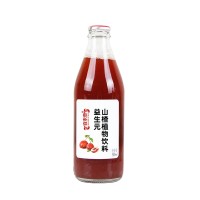 百未草山楂饮瓶装生产厂家OEM一站式服务益生元山楂植物饮品