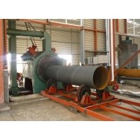 北京钢管抛丸机制造|泊头市兴泊铸造机械供应钢管外壁抛丸机