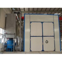 智能刮板式喷砂房适配多种工况需求