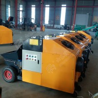 卧式二次构造柱泵带有行走轮 移动 定位方便灵活