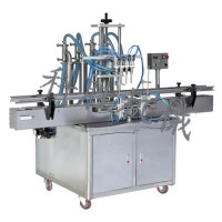 石家庄科胜全自动四头灌装机|酱油灌装机