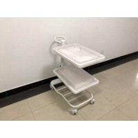 内镜转运车胃肠镜腹腔镜转运器械车防污托盘带透明盖