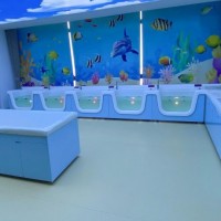 婴儿洗浴设备新生儿独立洗澡池泡澡恒温系统