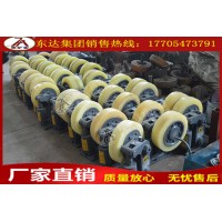 矿山提升容器的导向缓冲  三锁紧结构 滚轮罐耳