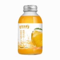 金银花柚子汁凉茶植物饮料瓶装生产厂家直供接代加工山东庆葆堂