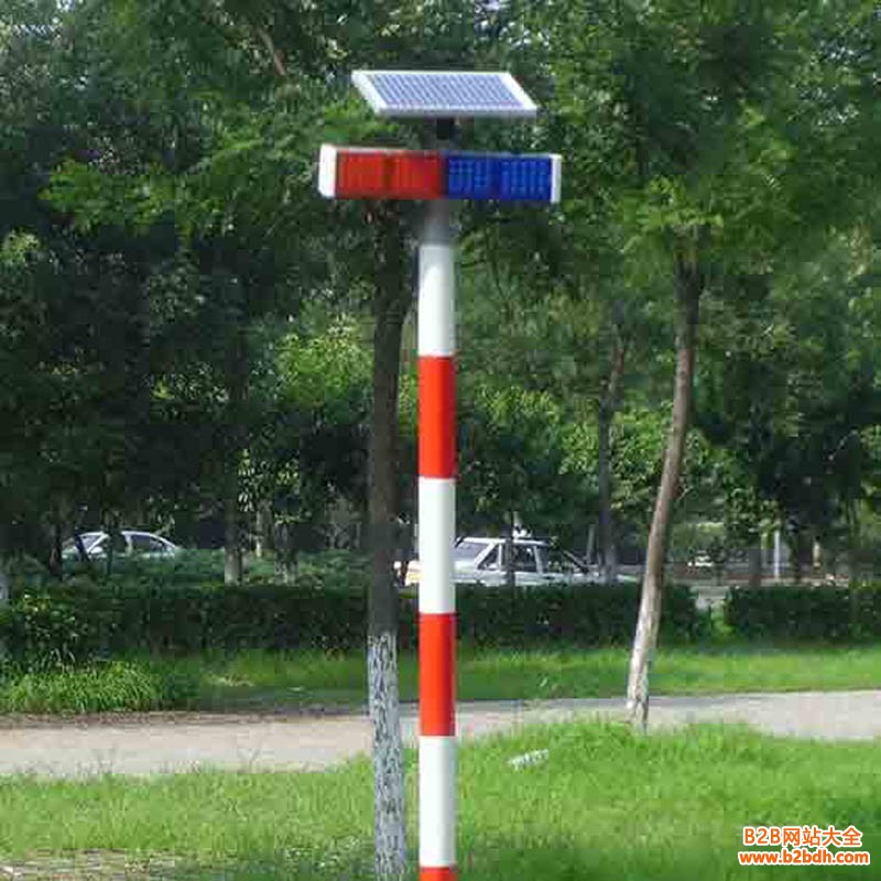 道路红蓝警示灯