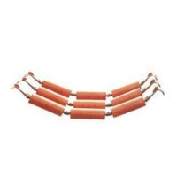 黑龙江托辊配件生产公司_河北跃兴输送厂家订制吊挂式槽型托辊组