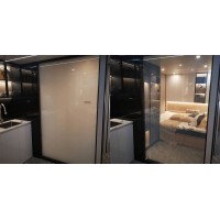 超白通电雾化玻璃 深圳制造商 酒店别墅专用 隐私保护创新设计