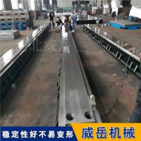 承载力强铸铁地轨坚固耐磨 T型槽地轨实力厂家 确保年前到货