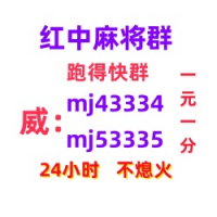 同城麻将广东正规红中麻将一元一分（24h信誉）